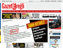 Tablet Screenshot of gazeteregli.com